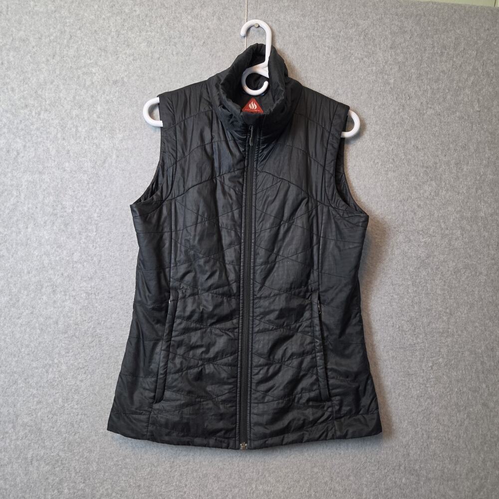 Columbia Omni-Shield-Heat Black Insect Repellent Zip Up Outdoor Vest Size Medium